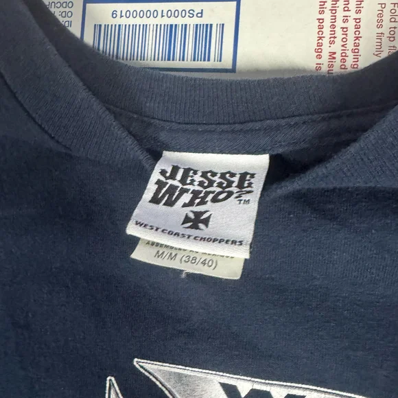 Black CFL West Coast Choppers Longsleeve Vintage Size Medium